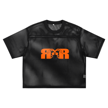See-through Boxy Net T-shirt