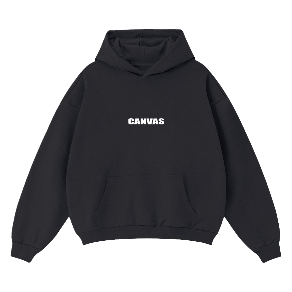 CANVAS 1957 Black Hoodie Straight fit