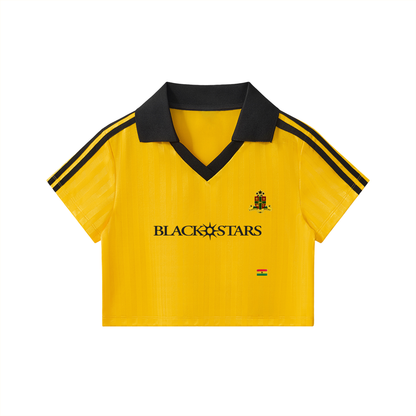 BlackStars Crop top (Yellow)
