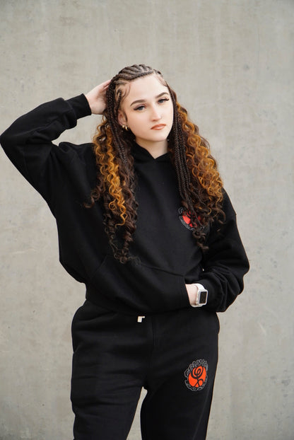 CANVAS Black Torii Gate Sweatsuit Combo