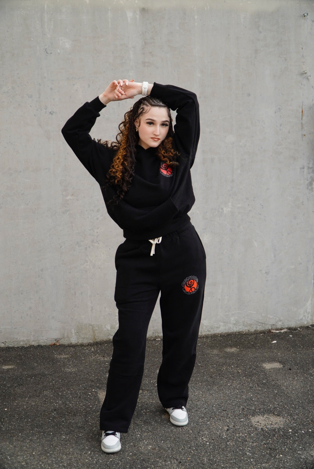 CANVAS Black Torii Gate Sweatsuit Combo