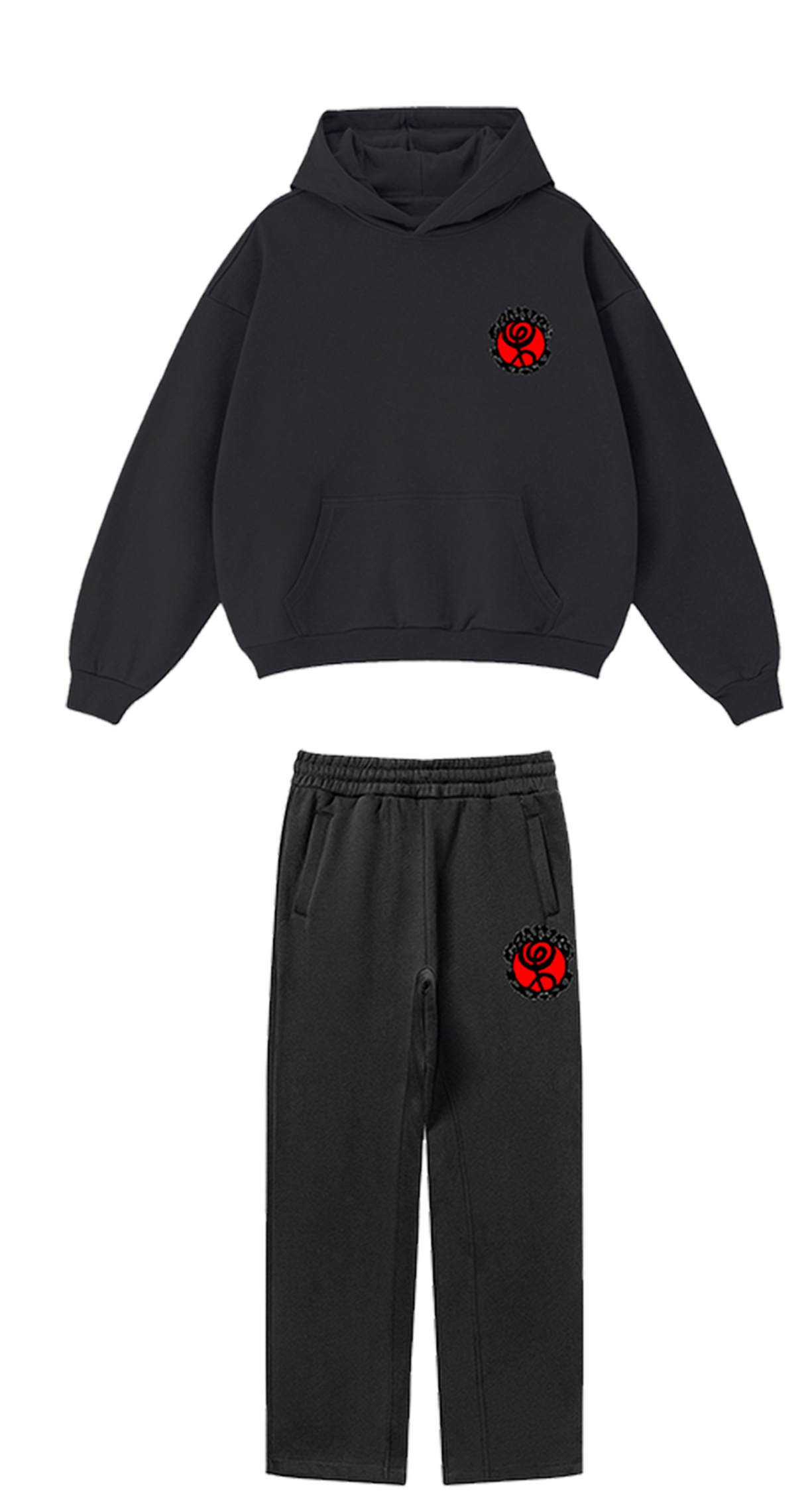 CANVAS Black Torii Gate Sweatsuit Combo