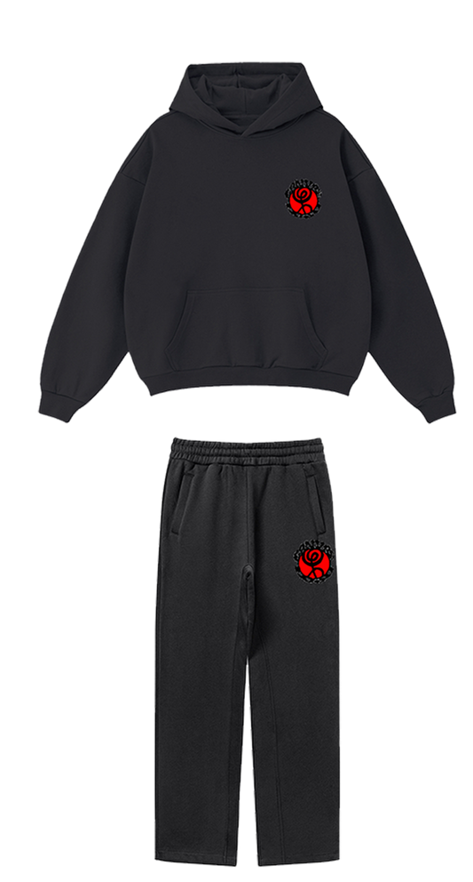 CANVAS Black Torii Gate Sweatsuit Combo
