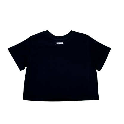 CANVAS DOJO Y2K Black Crop Top