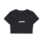 CANVAS DOJO Black Crop Top
