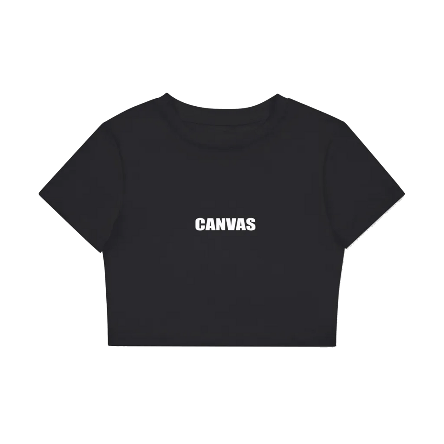 CANVAS DOJO Black Crop Top