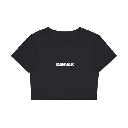 CANVAS DOJO Black Crop Top