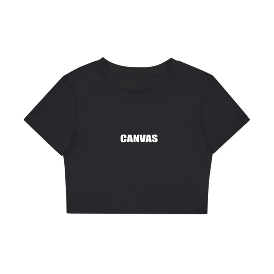CANVAS DOJO Black Crop Top