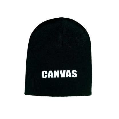CANVAS Black Beanie