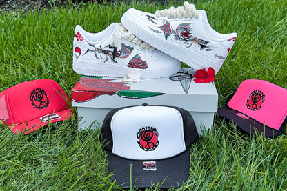 Custom Nike Air Force 1s- Itachi Akatsuki 