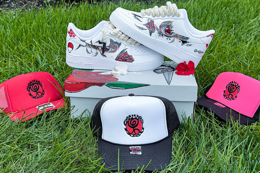 Custom Nike Air Force 1s- Itachi Akatsuki 