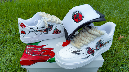Custom Nike Air Force 1s- Itachi Akatsuki 