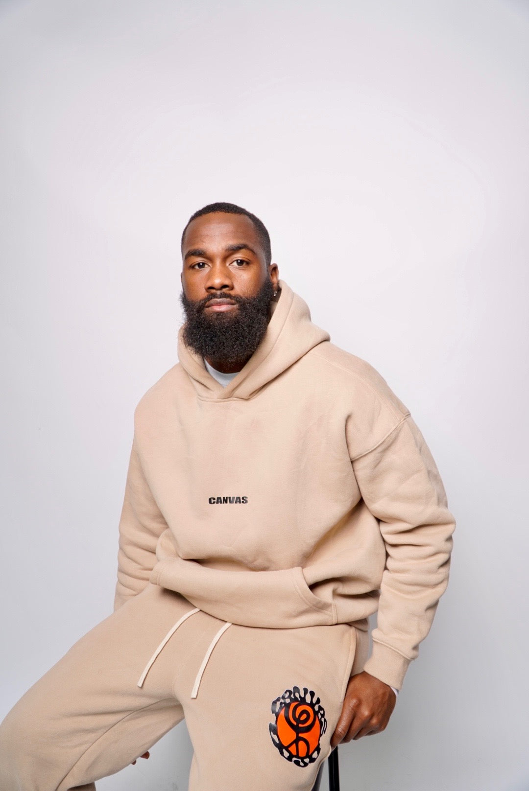CANVAS Sweatsuit combo (Beige)