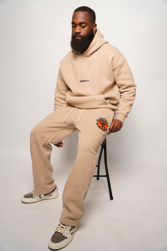 CANVAS Sweatsuit combo (Beige)