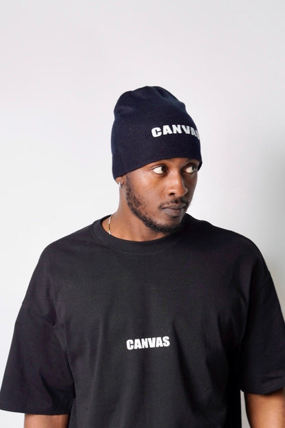 CANVAS Black Beanie