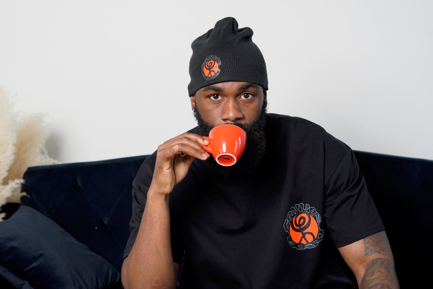 CANVAS Logo Black Beanie Hat