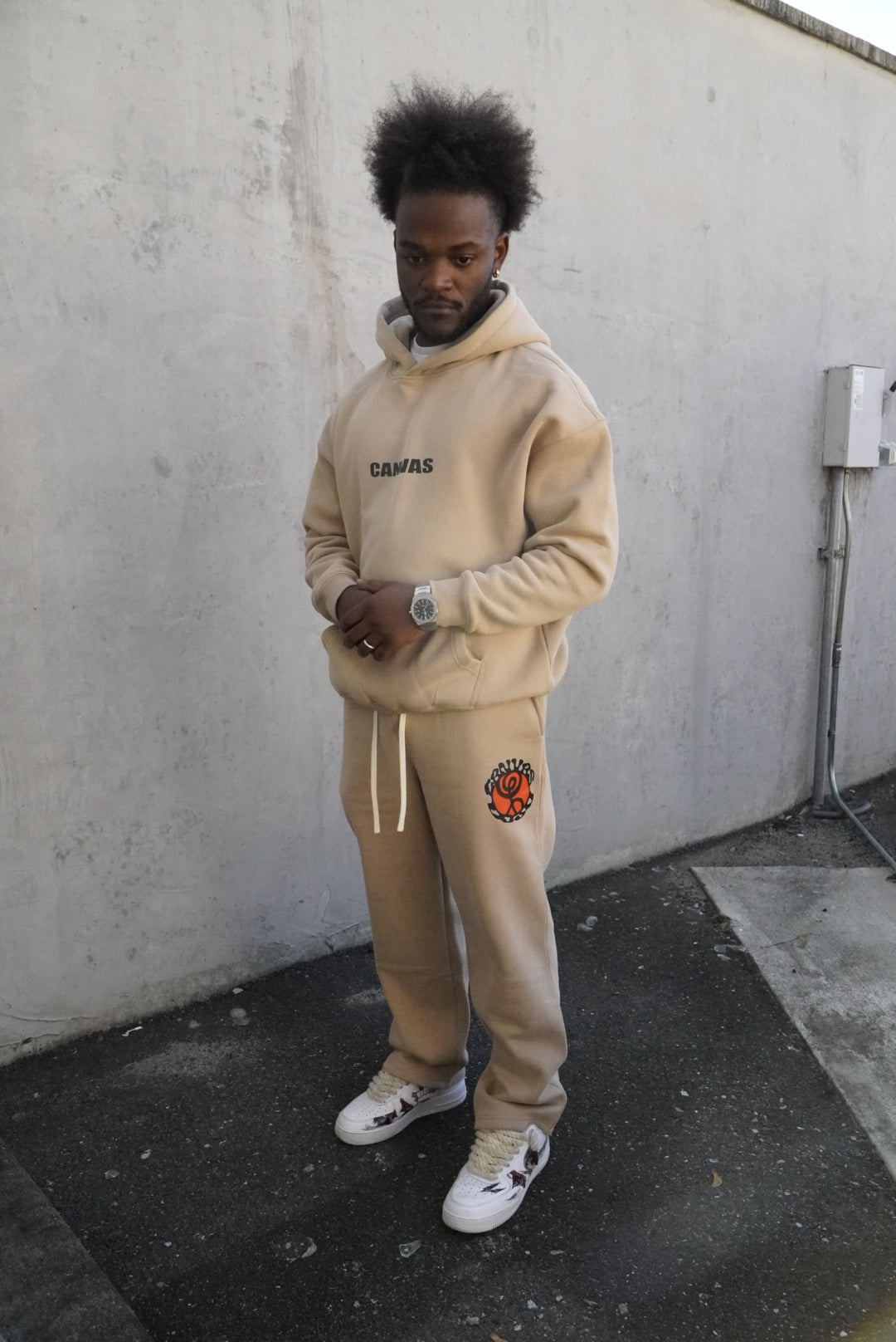 CANVAS Original Beige Sweatsuit Combo