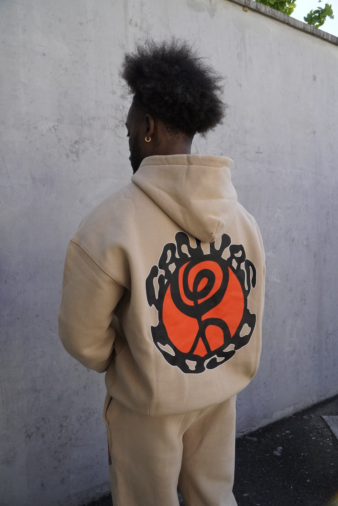 CANVAS Original Beige Sweatpants (White Strings)