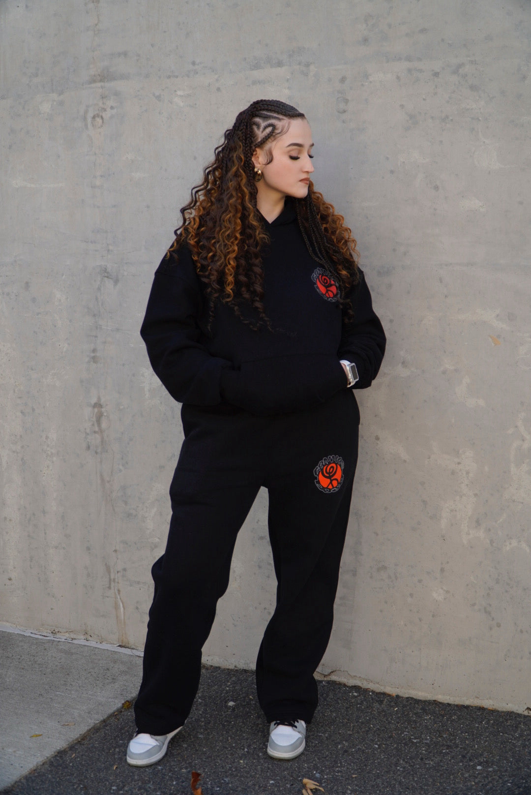 CANVAS Black Torii Gate Sweatsuit Combo