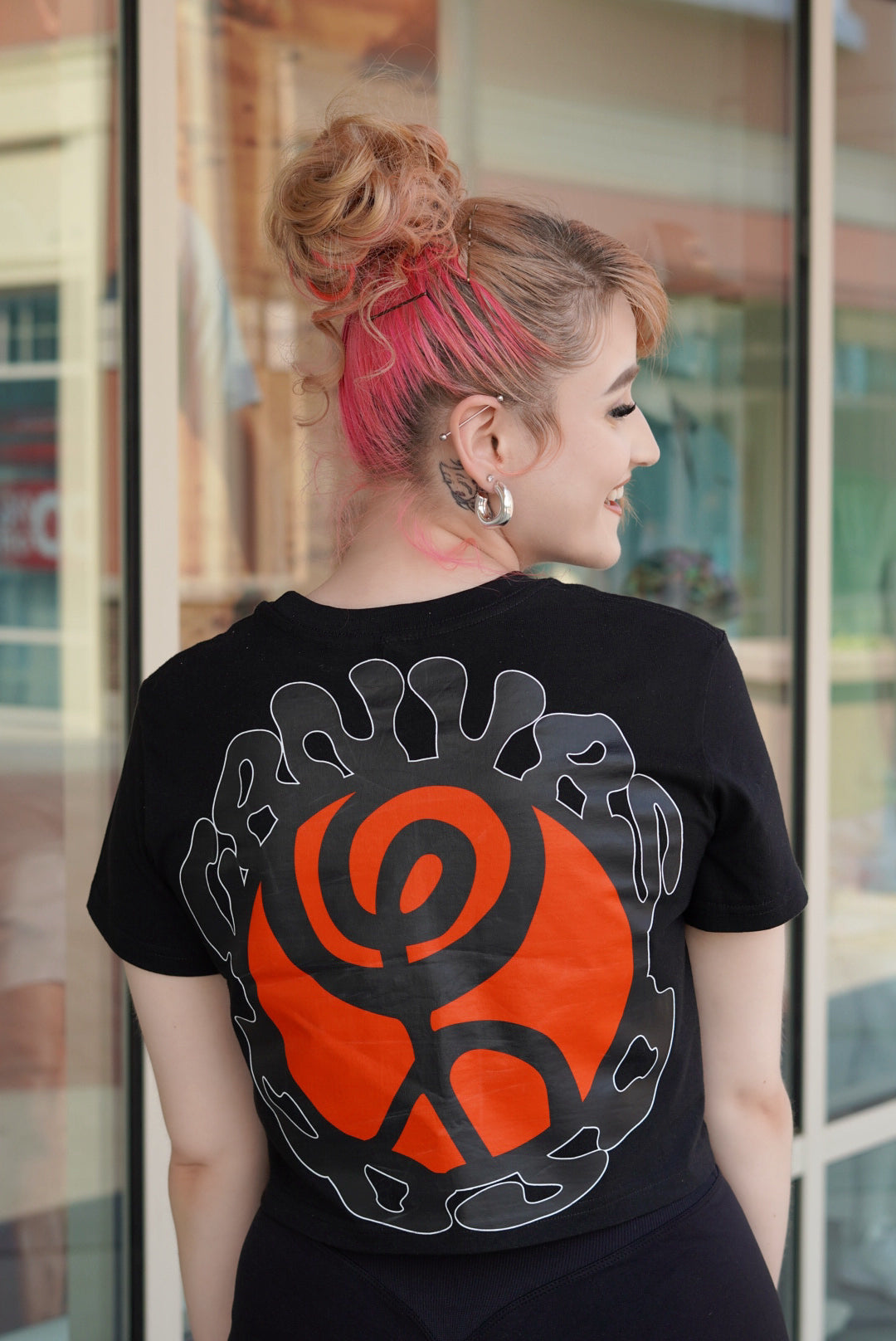 CANVAS DOJO Black Crop Top