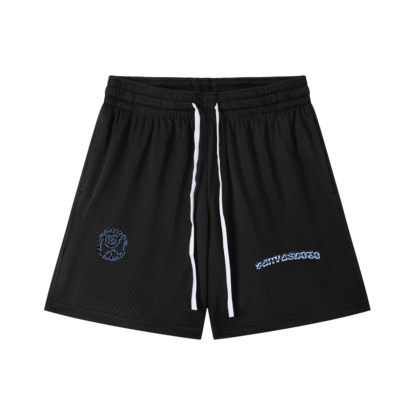 Mesh Drawstring Shorts