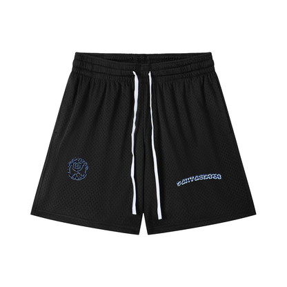 Mesh Drawstring Shorts